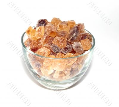 Brown sugar crystals