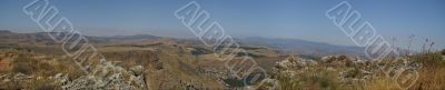 Galilee landscape panorama