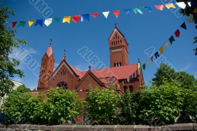 Red church