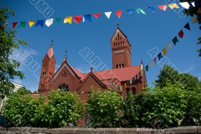 Red church