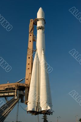 Old russian rocket East