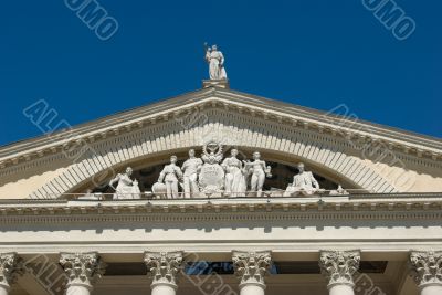 Pediment sculpture