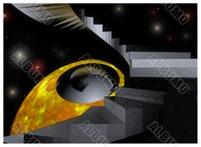 Stairs in a different world