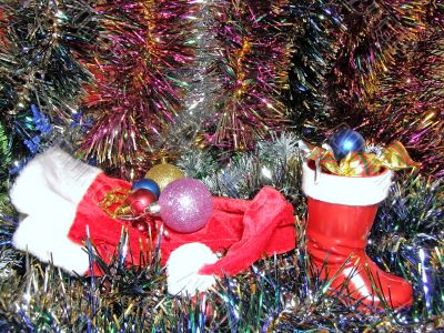 Christmas decoration and cup