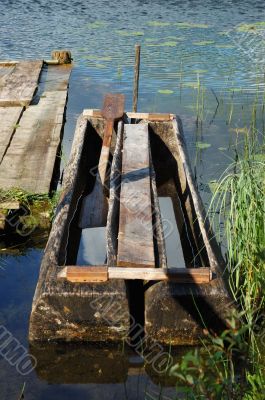 An old fishing boat