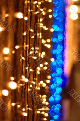 new year garland of light