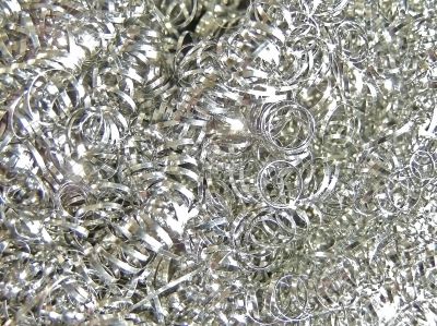 metallic filings