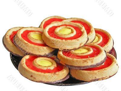 cakes on the saucer