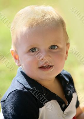 Happy baby boy