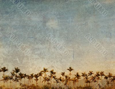 old-fashioned landscape