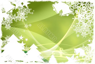 Christmas abstract Background frame