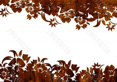 floral style backgrounds frame