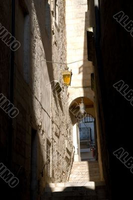 antique city building in Europe