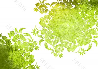 floral style backgrounds frame