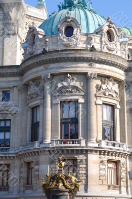 antique city building in Europe