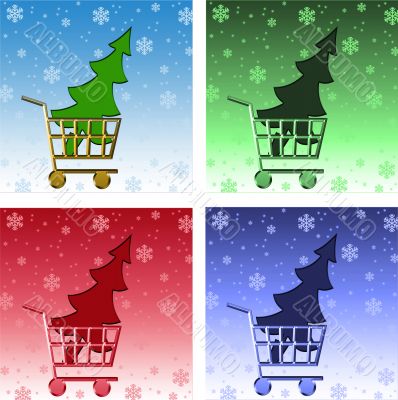 Four fur-trees