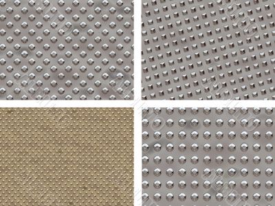 Four metal backgrounds