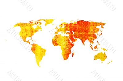 world map-vintage artwork