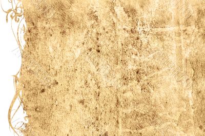 Detailed textured grunge background/frame