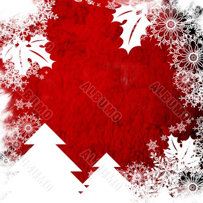 Christmas abstract Background frame