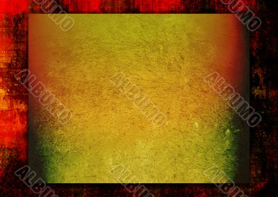 Detailed textured grunge background/frame