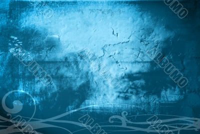 Detailed textured grunge background/frame