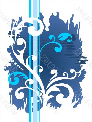 blue grunge pattern