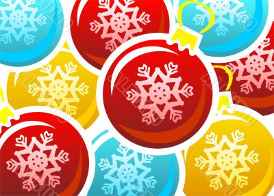 xmas balls background