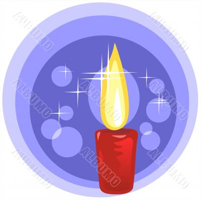 burning candle
