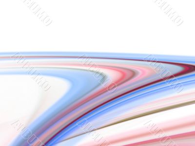 Fractal Abstact Background - Colorful curving stripes