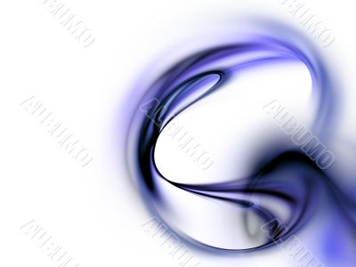 Fractal Abstact Background - Curving colors