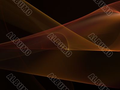Fractal Abstact Background - Flowing brown
