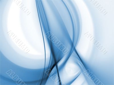 Fractal Abstract Background - Blending blues