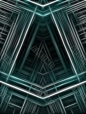 Fractal Abstract Background - Angular weave