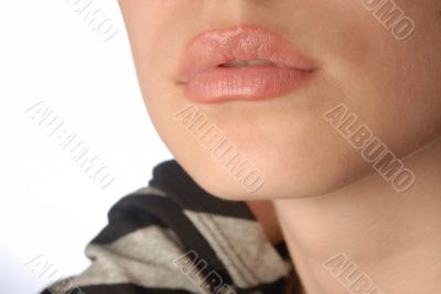 lips, close up