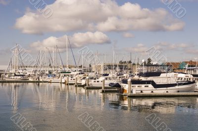 Black and White Boats