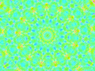 green blue kaleidoscope