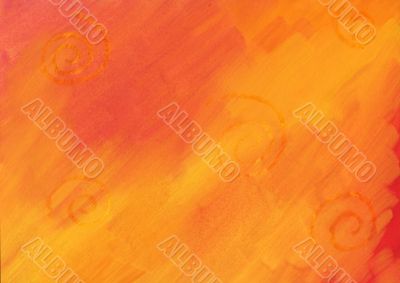 background, red to yellow