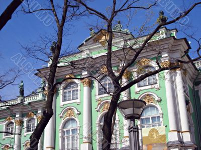 The Hermitage. Fragment of facade