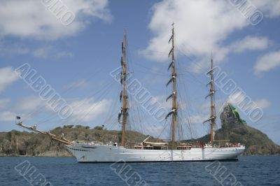 White Sail Ship