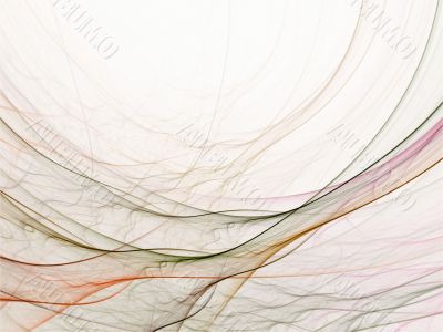 Fractal Abstract Background - Branches of color