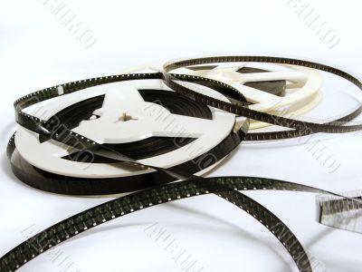 two old film reels