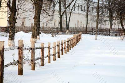 In the territory of the man monastery