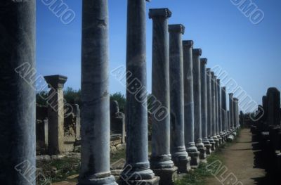 Ancient Greek columns
