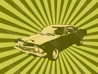 Old retro car