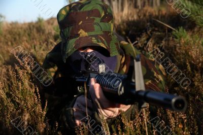 Soldier and his Rifle