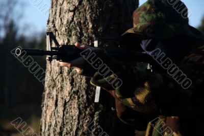 Soldier and his Rifle