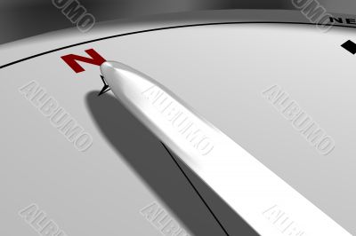 Inside a Compass (Top Left)