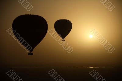 Hot Air Balloons At Eye Level