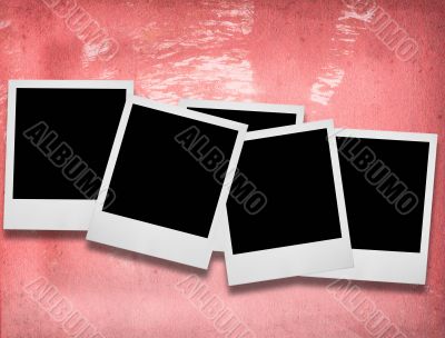 blank photo frames